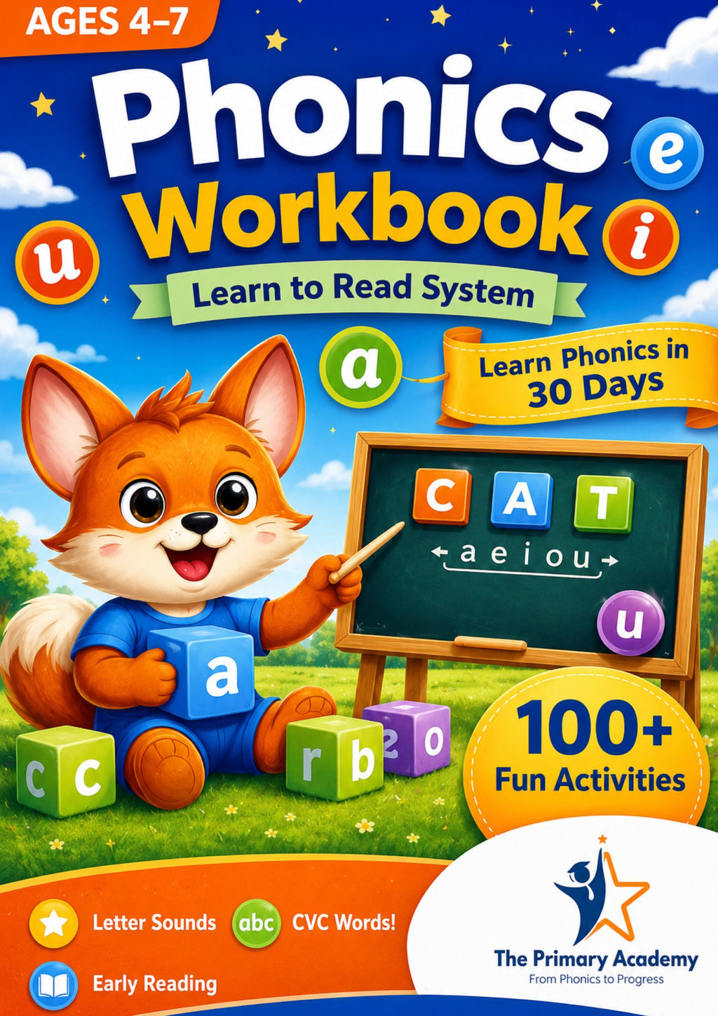📚 Phonics Learn to Read System for Young Learners (Stage 1)