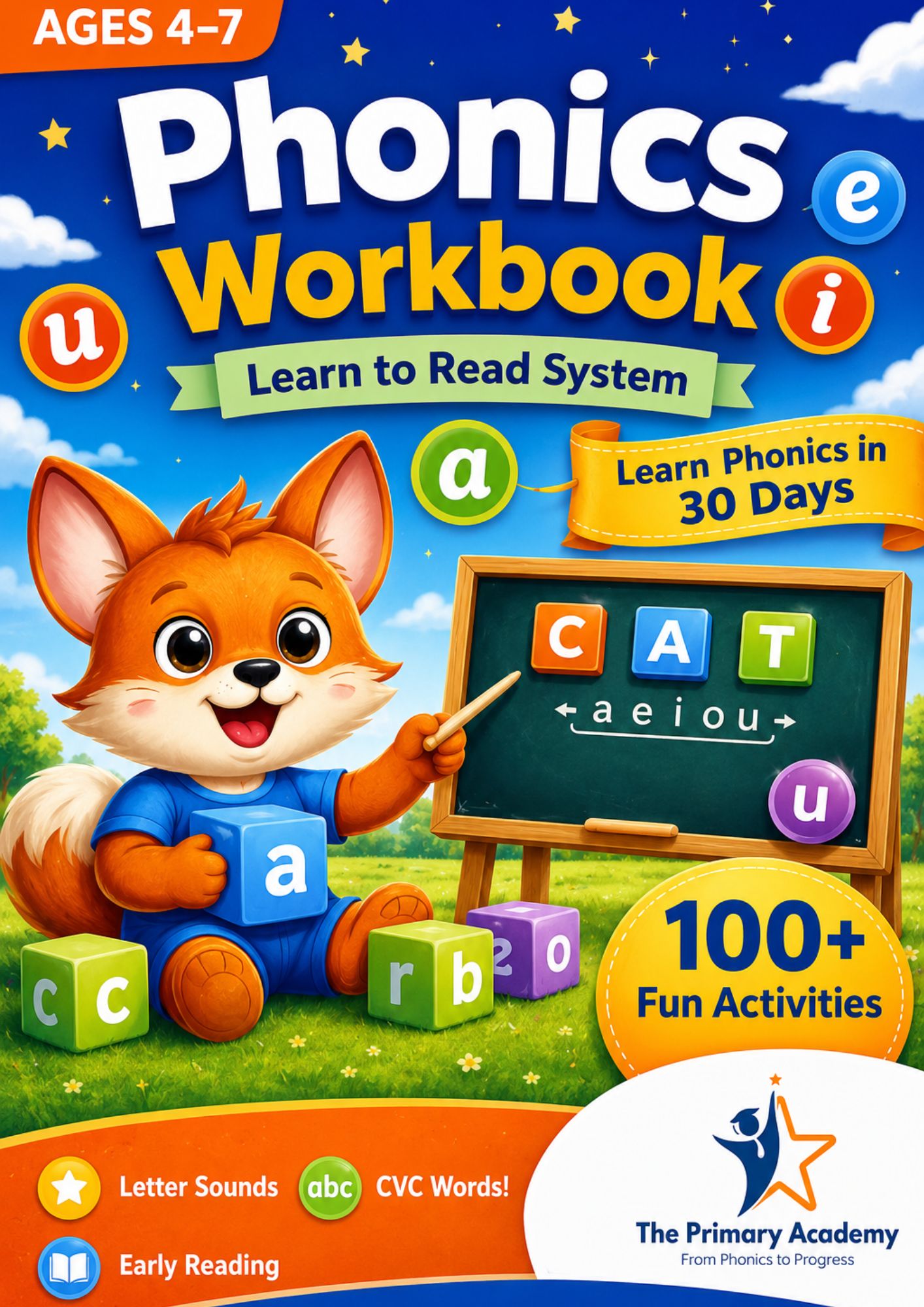 📚 Phonics Learn to Read System for Young Learners (Stage 1)